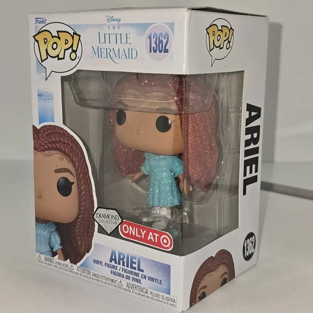 Funko Pop! Disney Little Mermaid Ariel #1362 Diamond Collection Target Exclusive